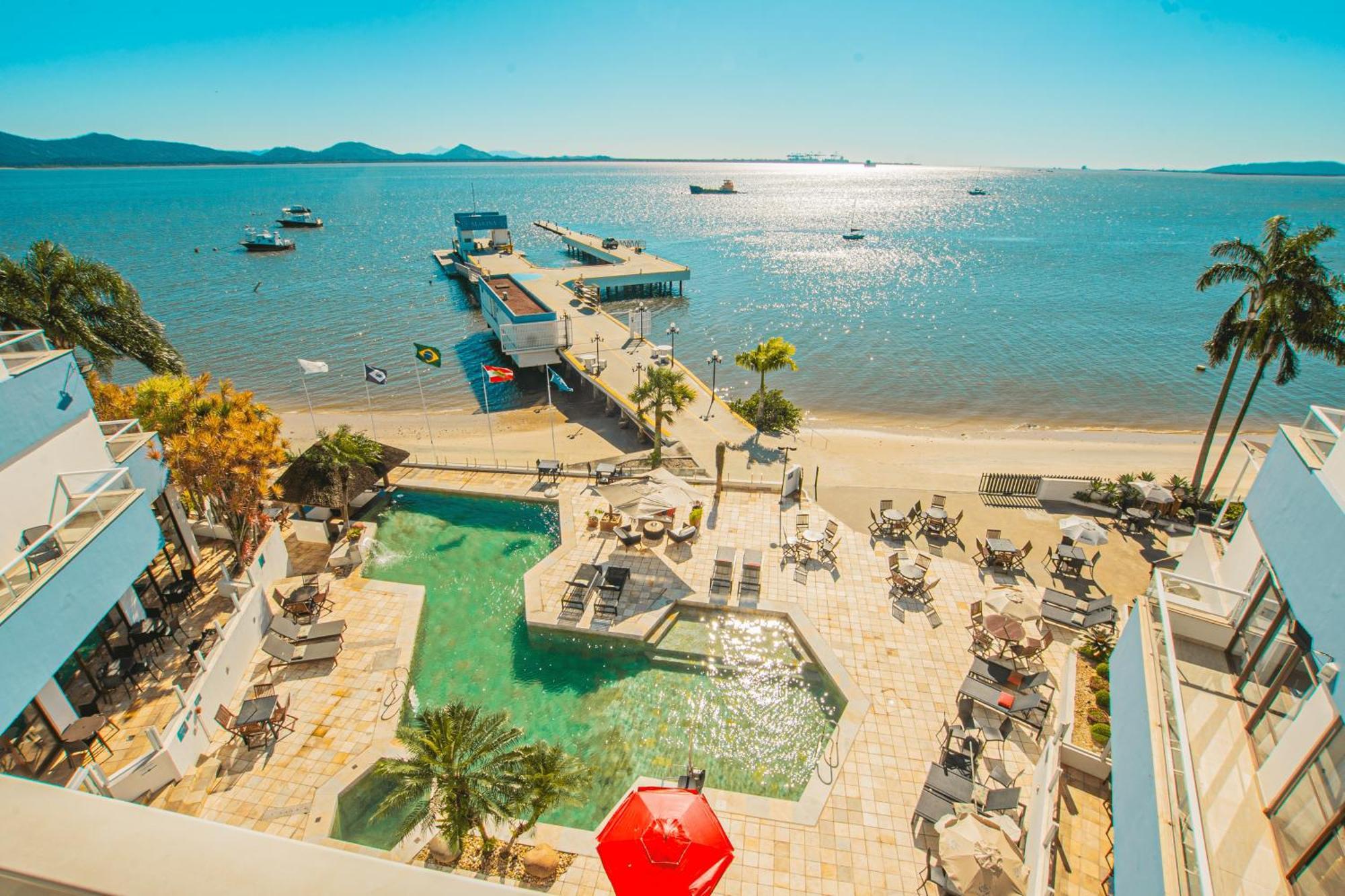 Hotel Villareal Sao Francisco Do Sul Bagian luar foto